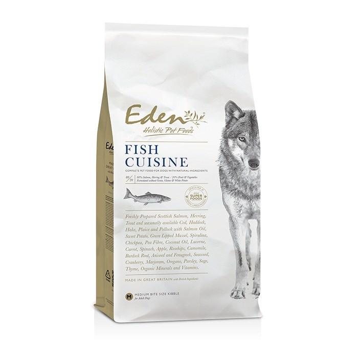 Eden 80/20 Fish Cuisine - tørfoder til hund, Medium & Large, 2 kg