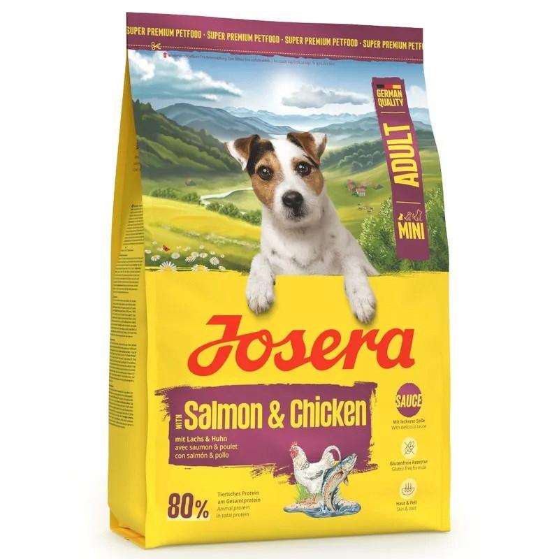 JOSERA Mini Laks & Kylling – tørfoder til voksne små hunde, 3 kg