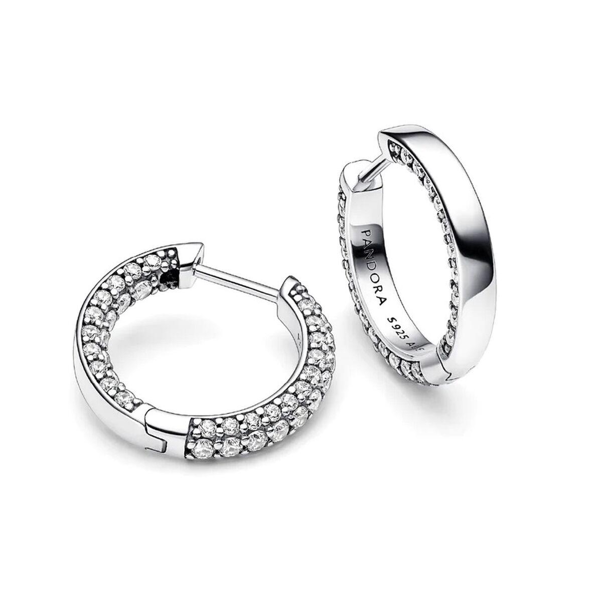 Pandora 292624C01 - Øreringe i sterling sølv 925 med sten