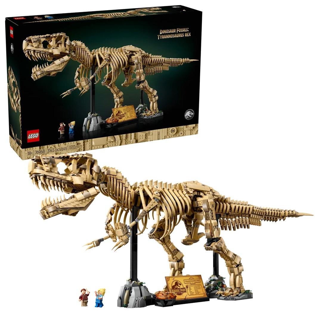 LEGO Jurassic World 76968 Dinosauriefossiler: Tyrannosaurus rex – byggesæt til voksne