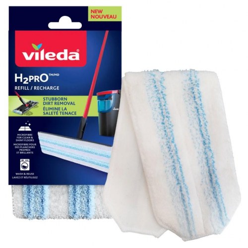 Vileda H2PRO – Refill til fladmoppe i mikrofiber