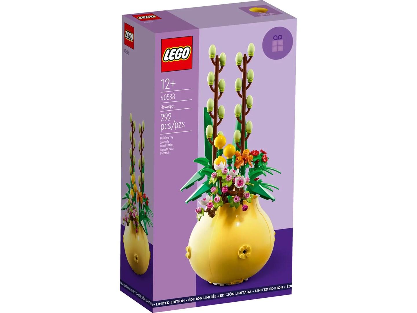 LEGO 40588 Blomsterpotte – byggesæt til voksne og teenagere