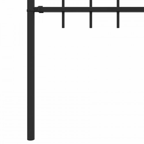 Spike Hejn Sort 200 x 150 cm Pulverlakeret stål