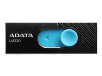 ADATA UV220 32 GB USB 2.0 USB-stik sort/blå