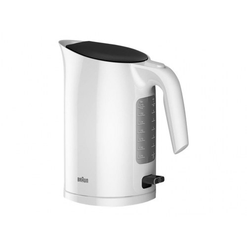 Braun PurEase WK 3100 elkedel 1,7 l – 2.200 W – hvid