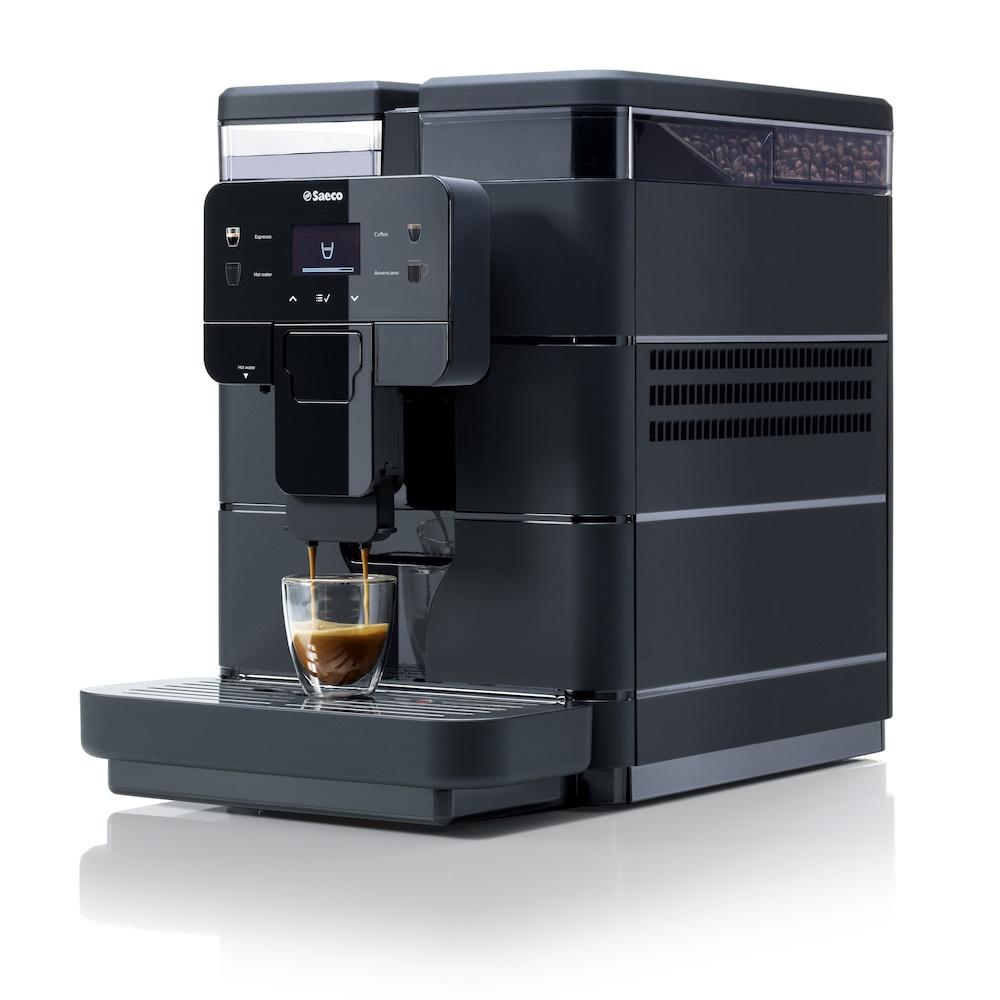 Saeco New Royal Black semi-automatisk espressomaskine – sort