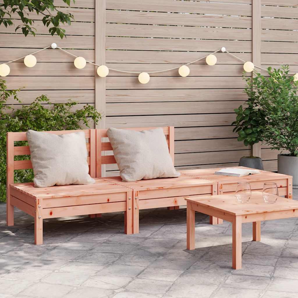 3-personers havesofa massivt douglasgran