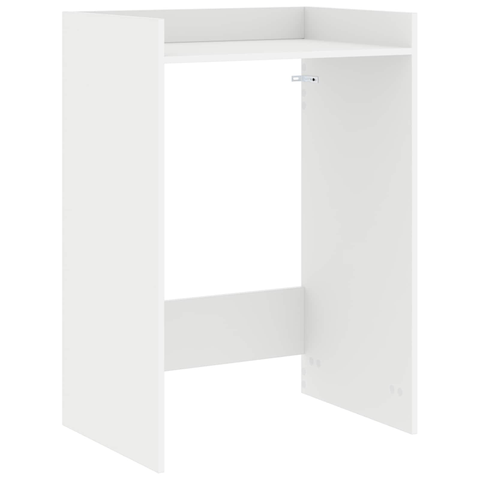 Vaskemaskine Skab Hvid 67,5 x 48 x 97 cm Konstrueret træ