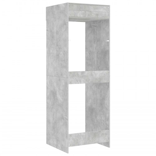Vaskemaskine Skab Beton 67,5 x 68 x 200 cm Konstrueret træ
