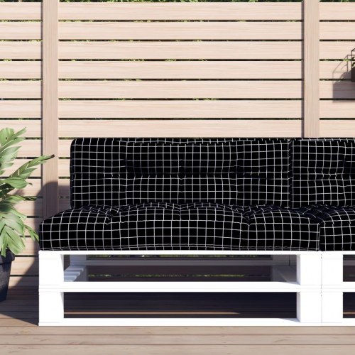 Pallehynde 120×40×12 cm - ternet sort stof