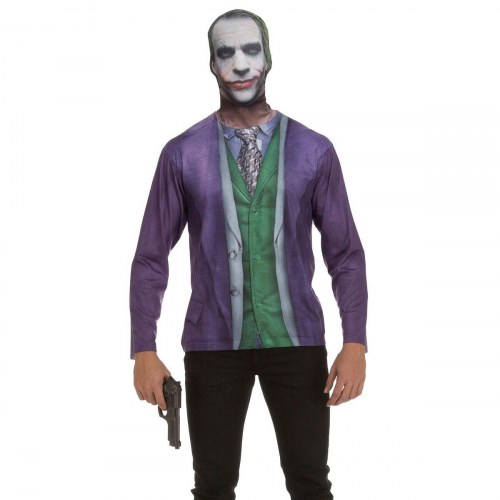 Joker - voksen kostume, L (mænd)