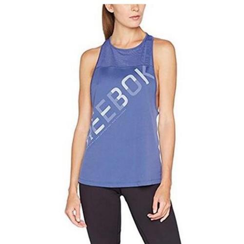 Tank top kvinder Reebok Wor Graphic Mesh Tank Blå L