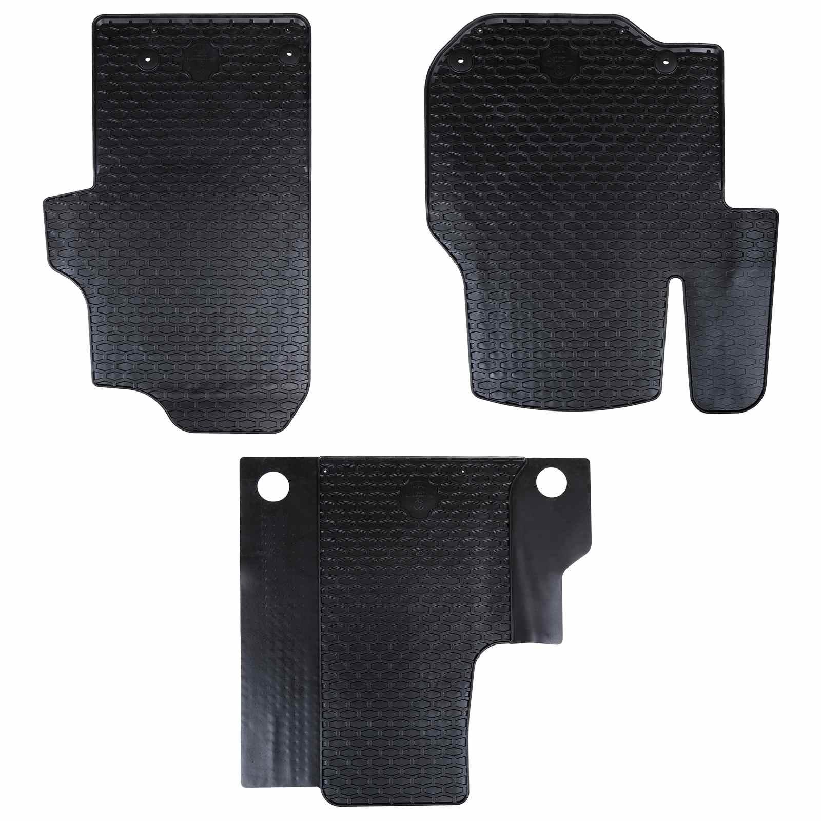 Bilmåtte 3 stk Sort VW CRAFTER , TGE TPE