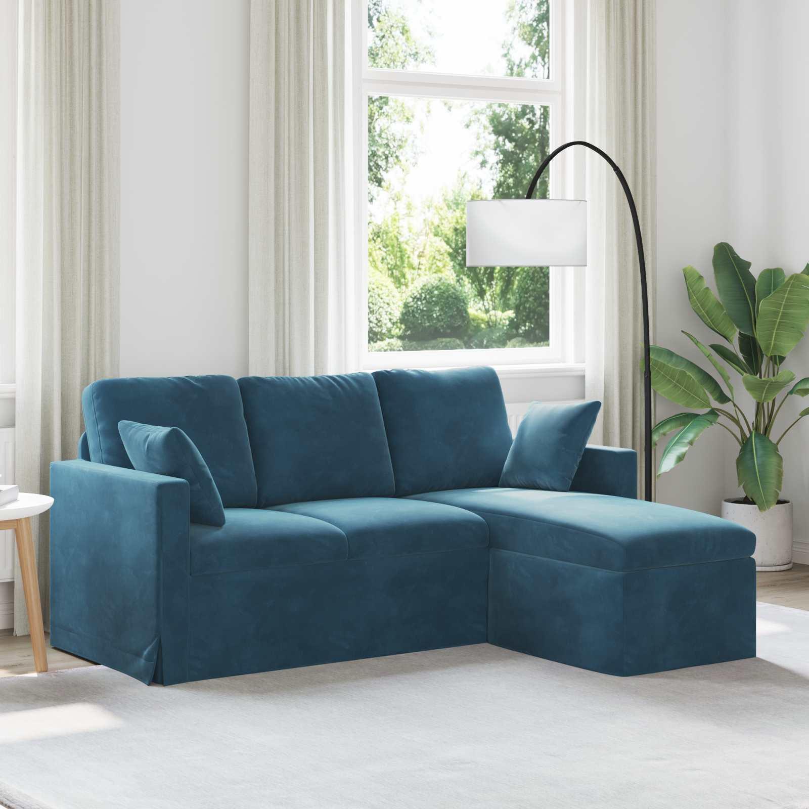 Sofa Blå Samlede dimensioner: 178 x 134 x 80 cm (B x D x H)