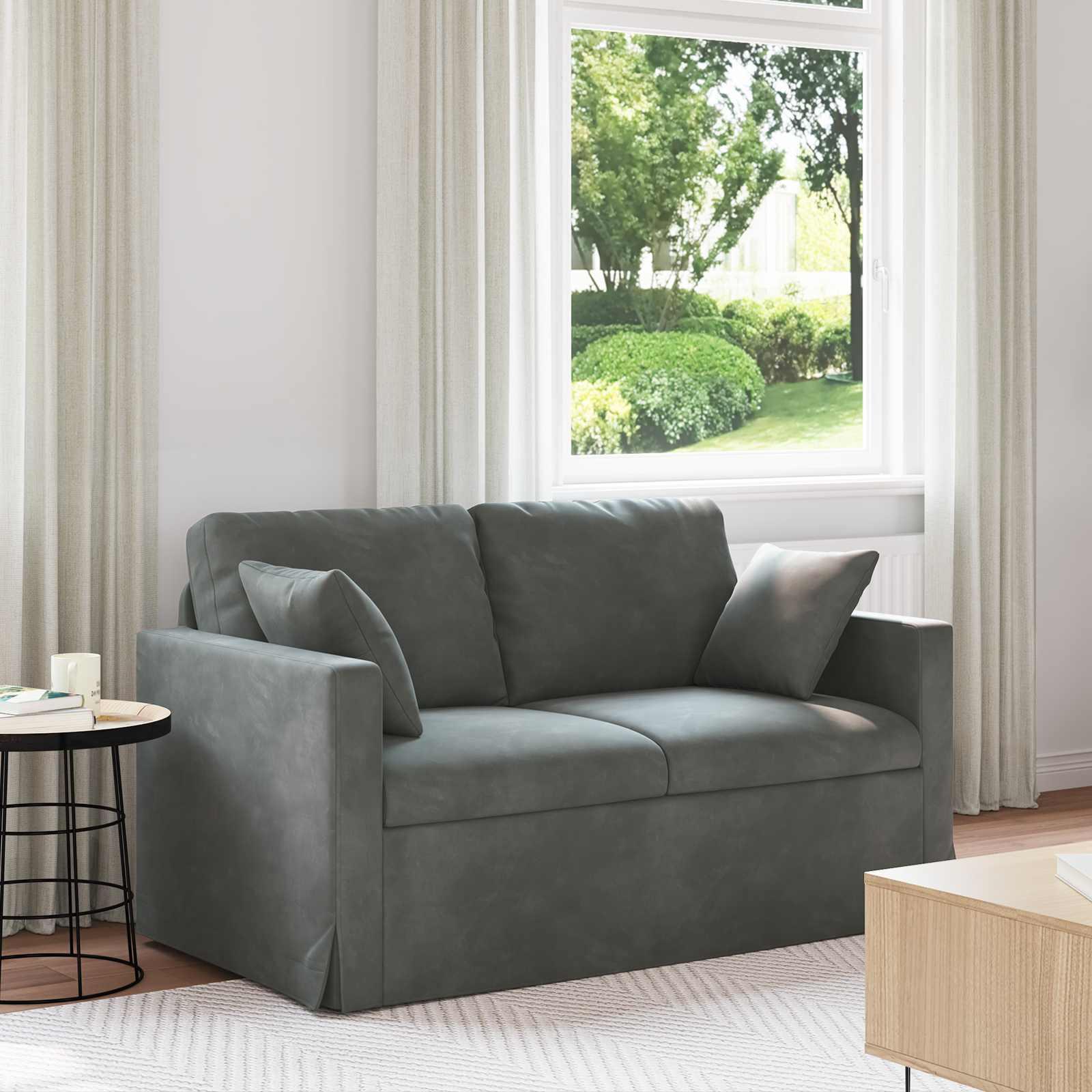 Sofa Mørkegrå Samlede dimensioner: 138 x 78 x 80 cm (B x D x H)