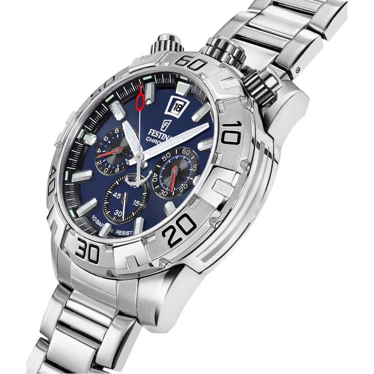 Festina F20743/1 herreur - sølvfarvet chronograph