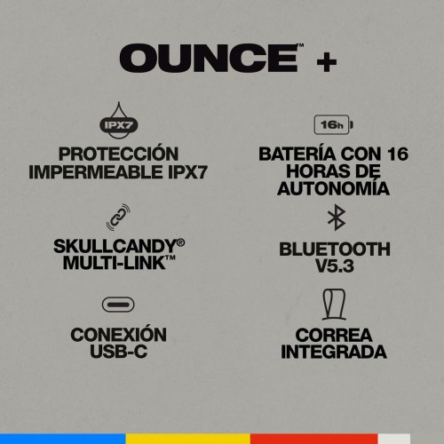 Skullcandy Kæde Bluetooth-højttaler 20 W - Grå
