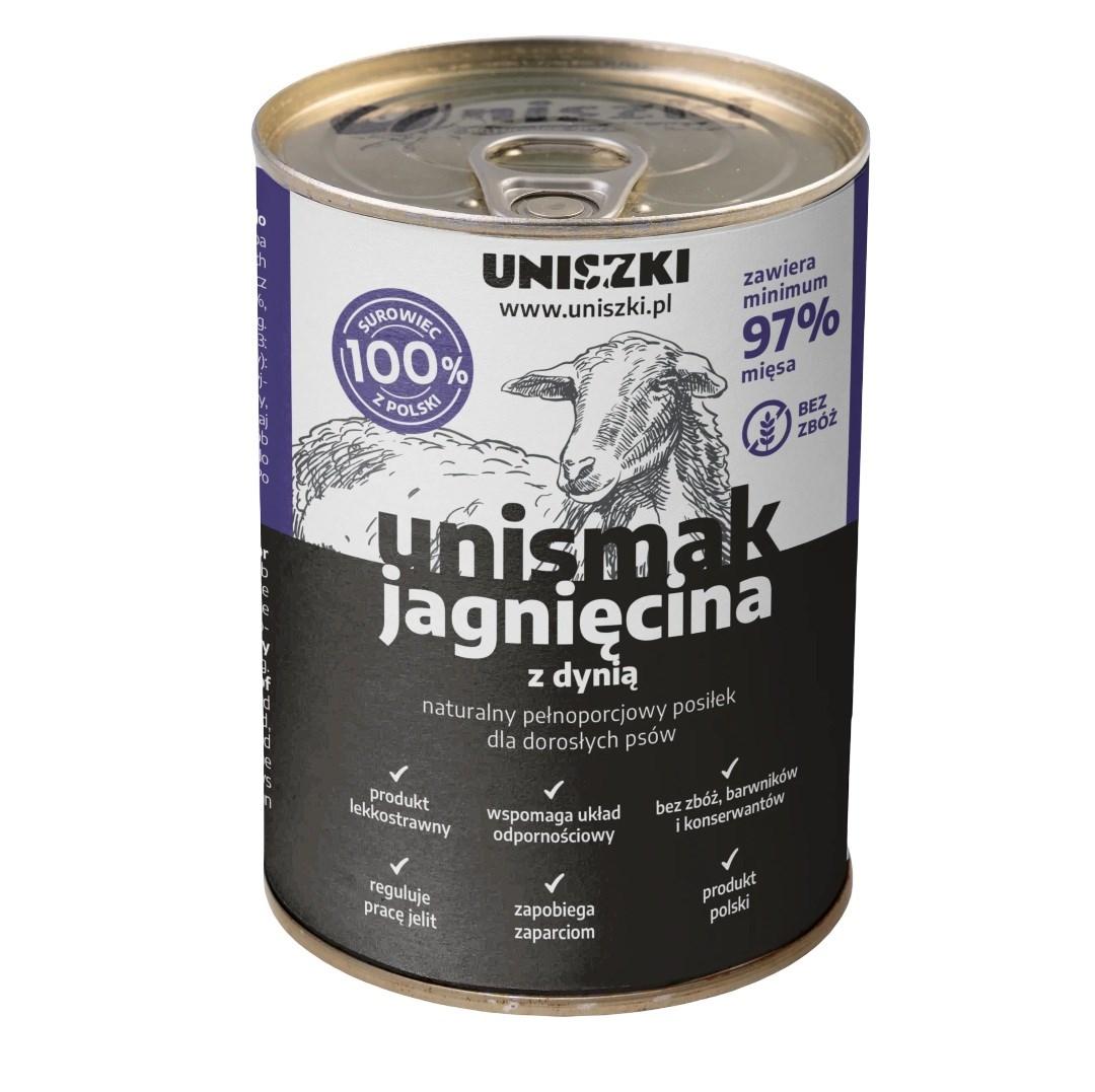UNISZKI UNIsmak vådfoder til hund – lam med græskar, 400 g