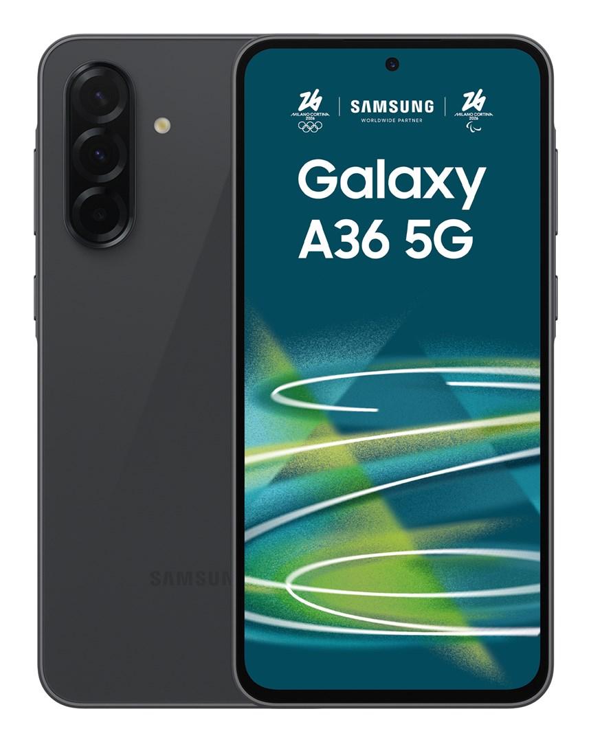 Samsung Galaxy A36 6,7" 8/256 GB 5G Dual SIM - Sort billede