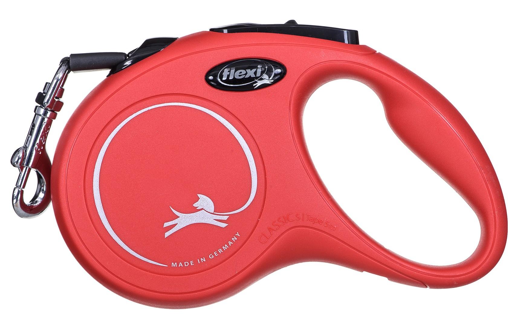 flexi New Classic rulleline til hund - 5 m, S (snor) billede