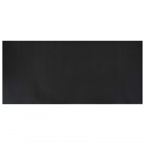 Beskyttelsesmåtte til træningsudstyr - sort 200 × 90 × 0,6 cm, høj densitet PVC