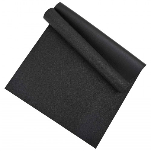 Beskyttelsesmåtte til træning - sort PVC, 150 × 75 × 0,6 cm