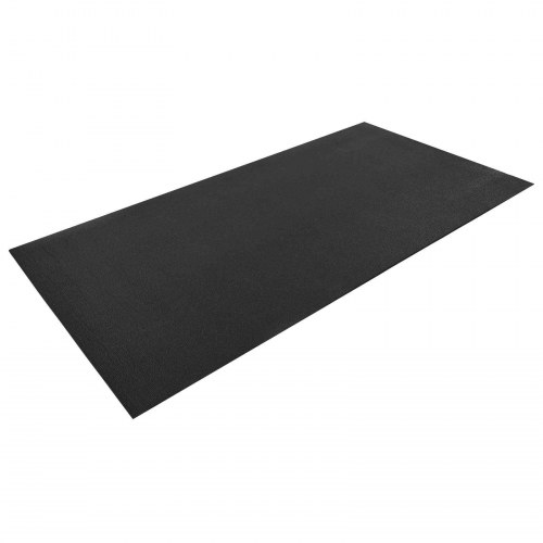 Beskyttelsesmåtte til træning - sort PVC, 150 × 75 × 0,6 cm