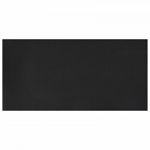 Beskyttelsesmåtte til træning - sort PVC, 150 × 75 × 0,6 cm