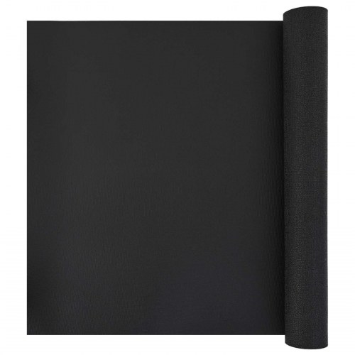 Beskyttelsesmåtte til træning - sort PVC, 150 × 75 × 0,6 cm