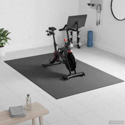 Sport beskyttelsesmåtte - sort 183 × 122 × 0,6 cm