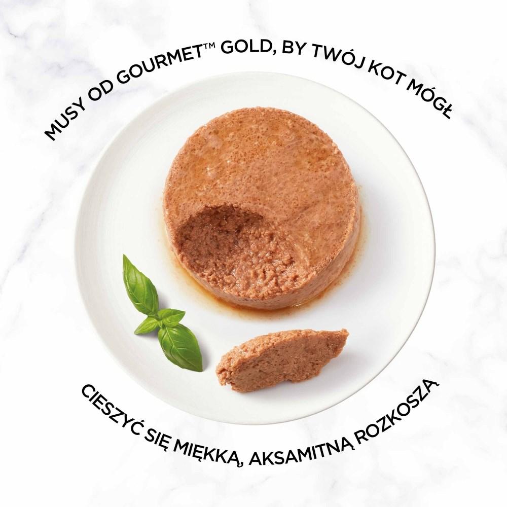 Purina Gourmet Gold Mousse vådfoder til kat – 48×85 g