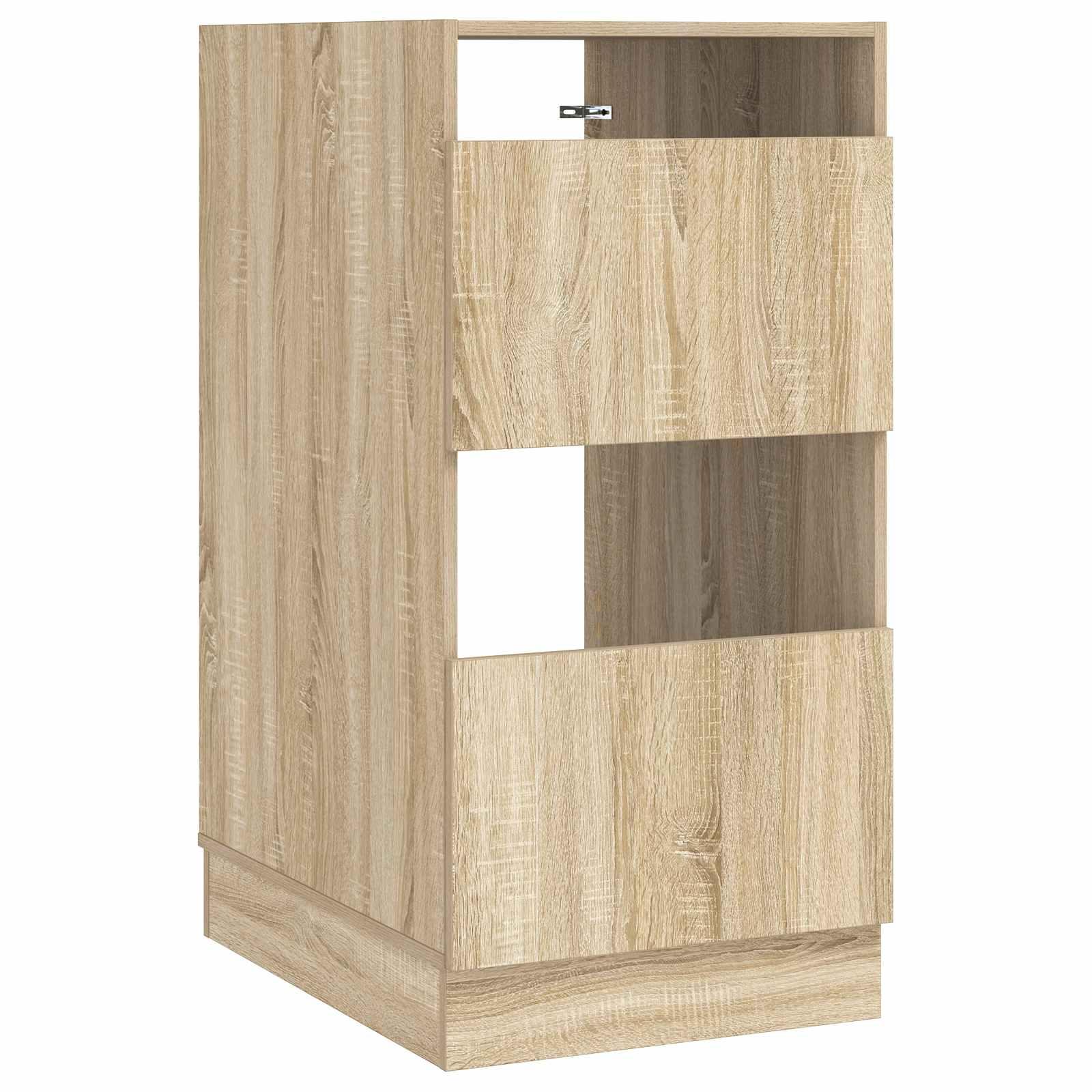vidaXL Vaskeskab med dør Sonoma 50 x 68 x 102 cm Konstrueret træ