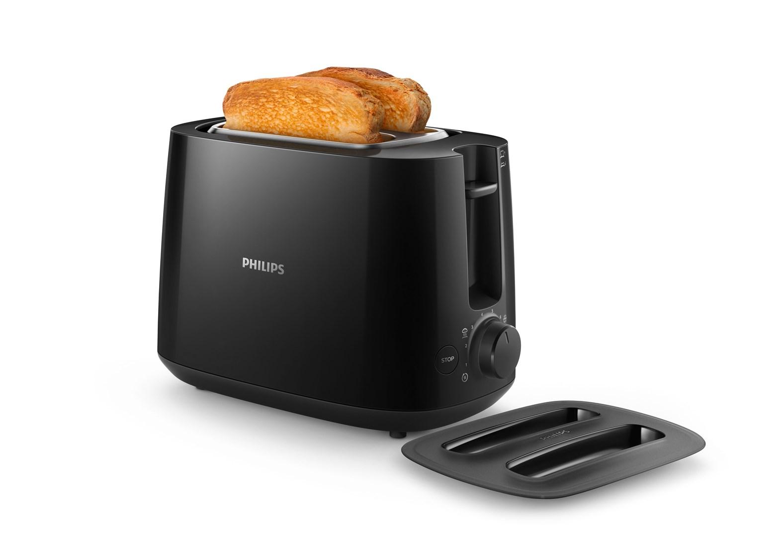 Philips Daily Collection HD2582/90 brødrister - 2 skiver, 830 W billede