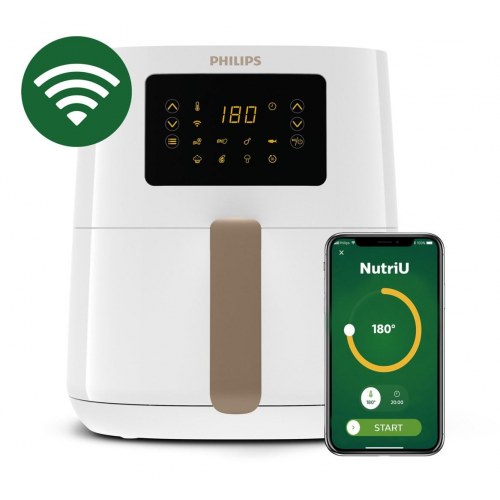 Philips 5000 Series HD9255/30 airfryer 4,1 l – hvid/guld, 1.400 W