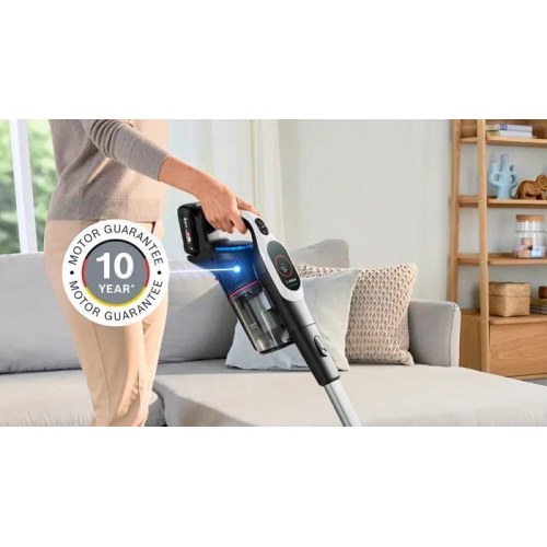 Bosch Unlimited 9 BCS931WBA ledningsfri stavstøvsuger – hvid, 0,4 l, 18 V 3 Ah