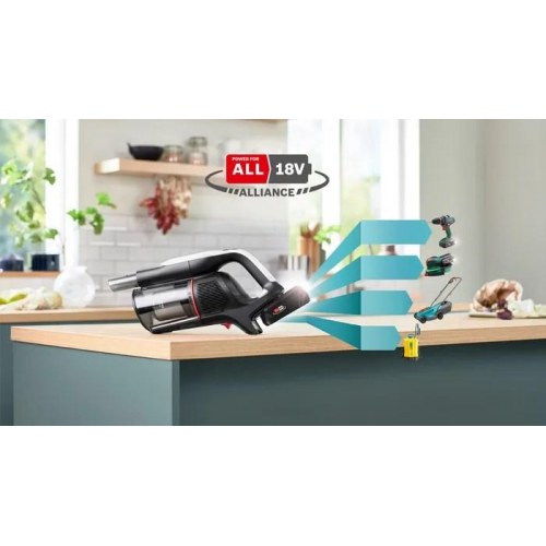 Bosch Unlimited 9 BCS931WBA ledningsfri stavstøvsuger – hvid, 0,4 l, 18 V 3 Ah