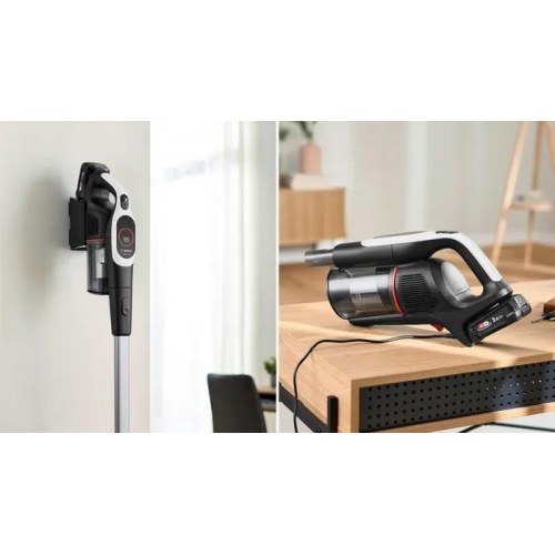 Bosch Unlimited 9 BCS931WBA ledningsfri stavstøvsuger – hvid, 0,4 l, 18 V 3 Ah