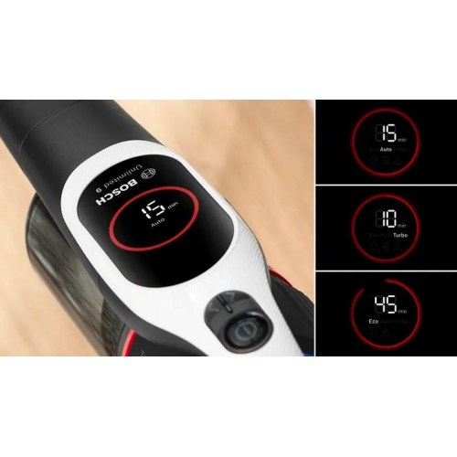 Bosch Unlimited 9 BCS931WBA ledningsfri stavstøvsuger – hvid, 0,4 l, 18 V 3 Ah