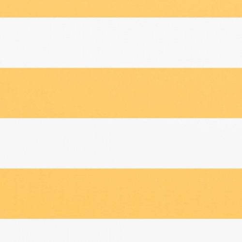 Altanafskærmning 75x300 cm oxfordstof hvid og gul
