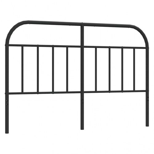 Udskiftningsgavl i metal 135 cm - sort