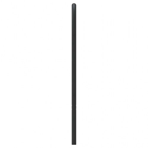 Udskiftningsgavl i metal 135 cm - sort