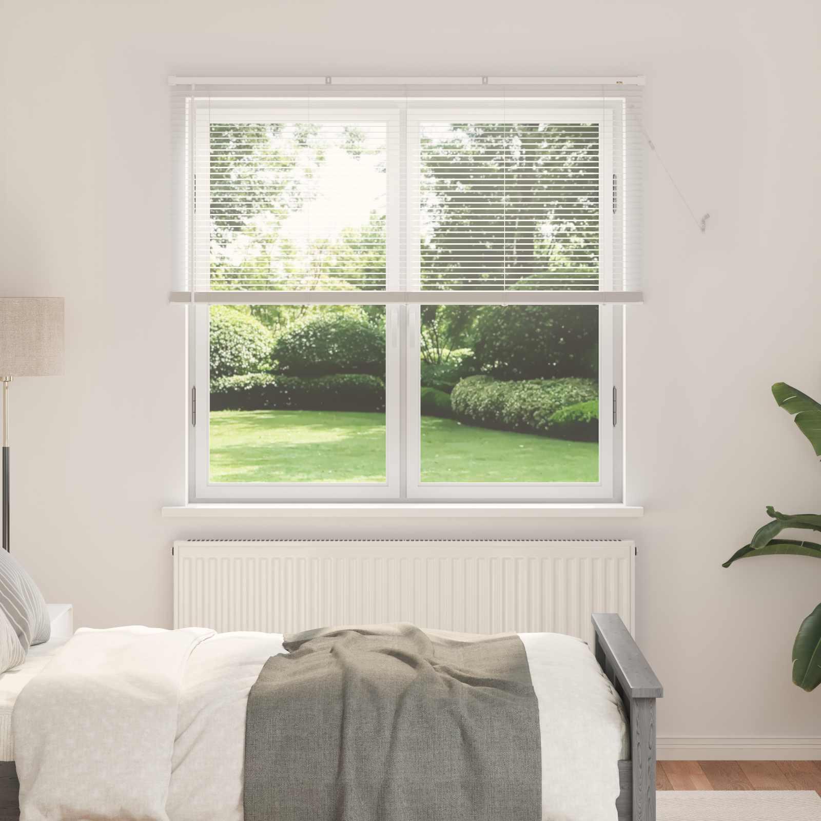 Persienner Indstillelig Hvid 150 x 160 cm PVC