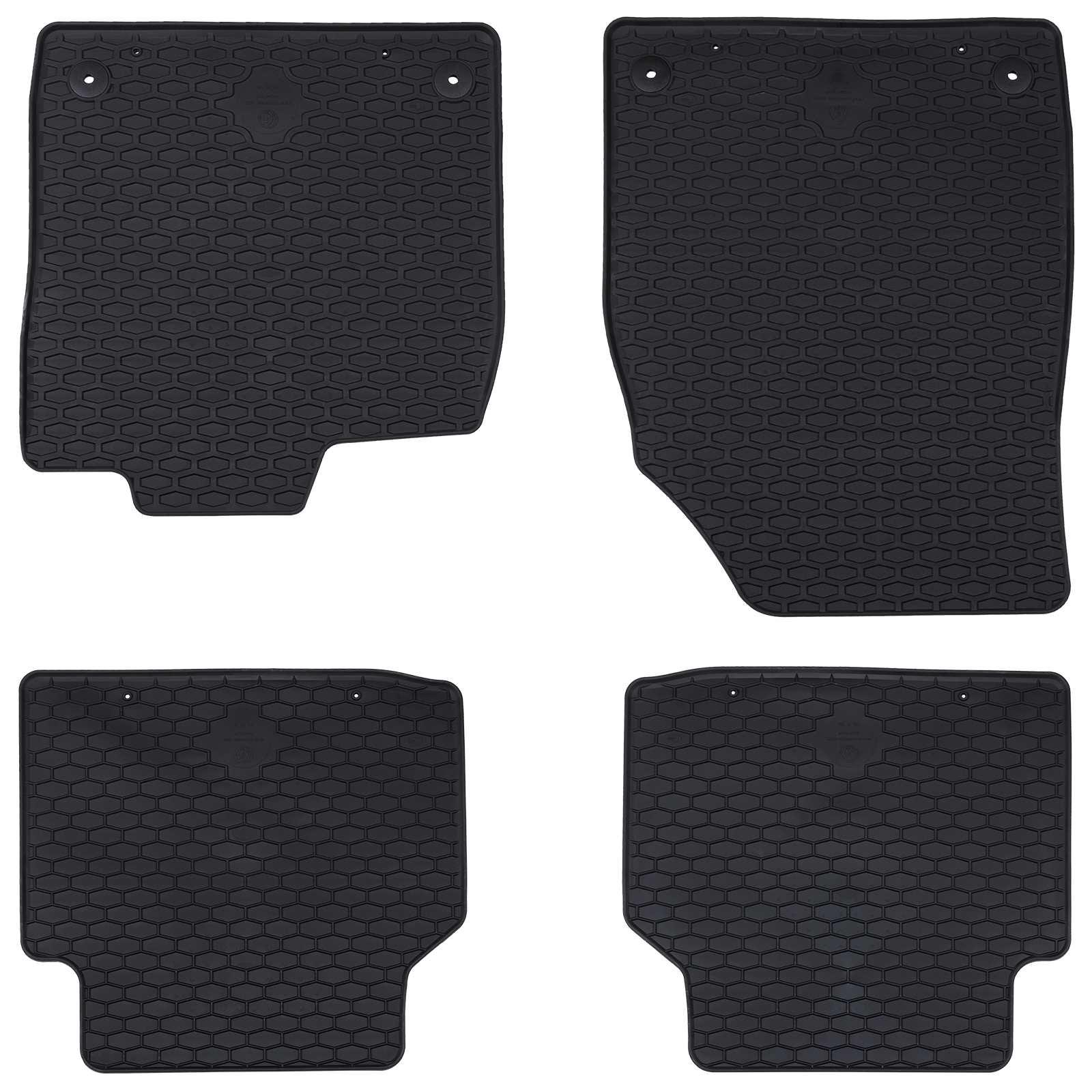 Bilmåtte 4 pcs Sort Passer til Audi Q4 etron 2022- Gummi