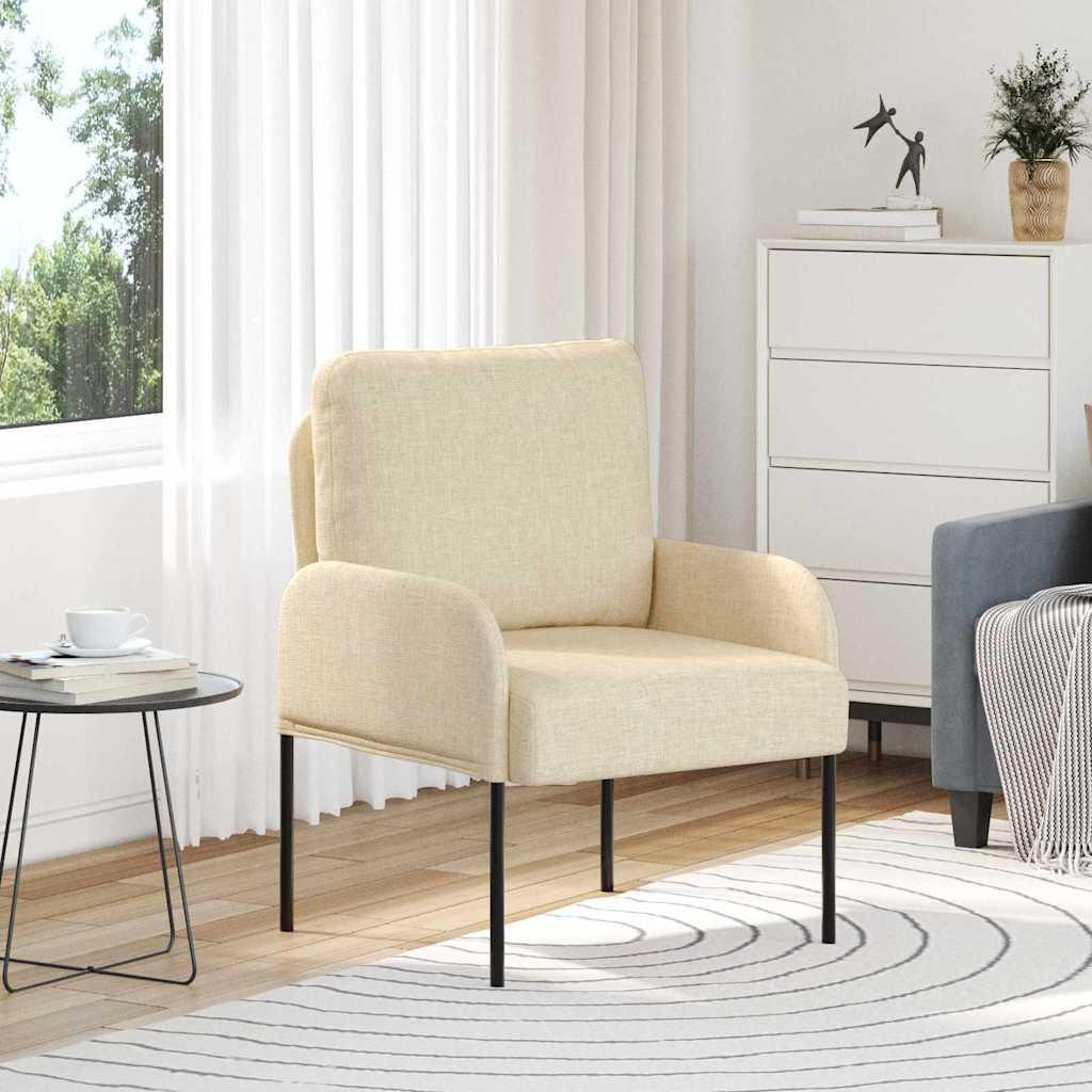 Sofaer med pude 55cm Creme Krydsfinér