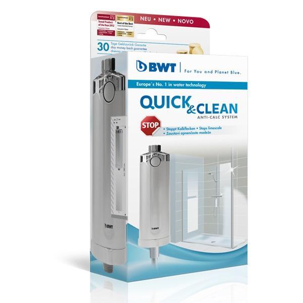 BWT Quick & Clean bruse-kalkfilter 1/2" – hvid