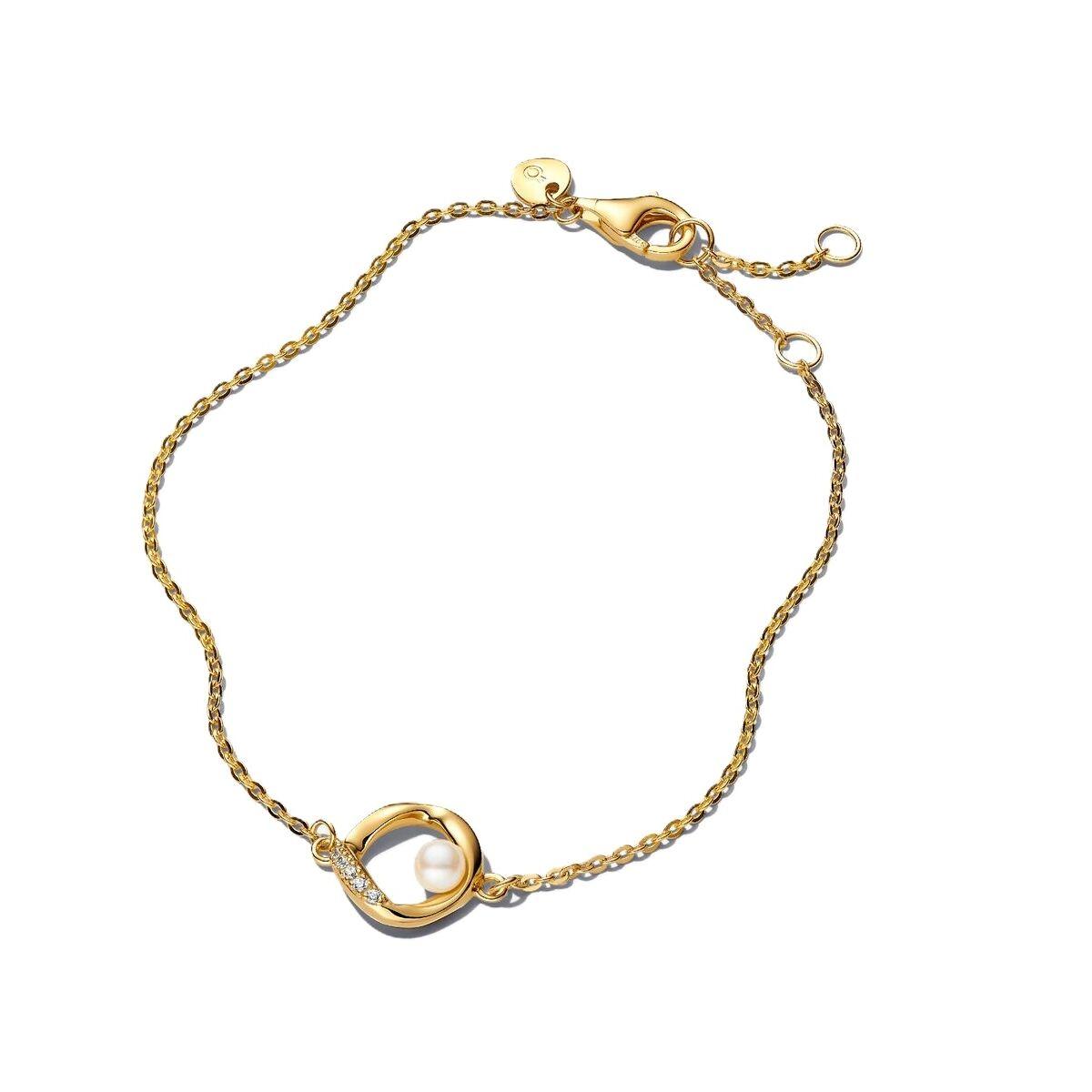 Pandora armbånd til kvinder 18 cm - gylden (563830C01-18)