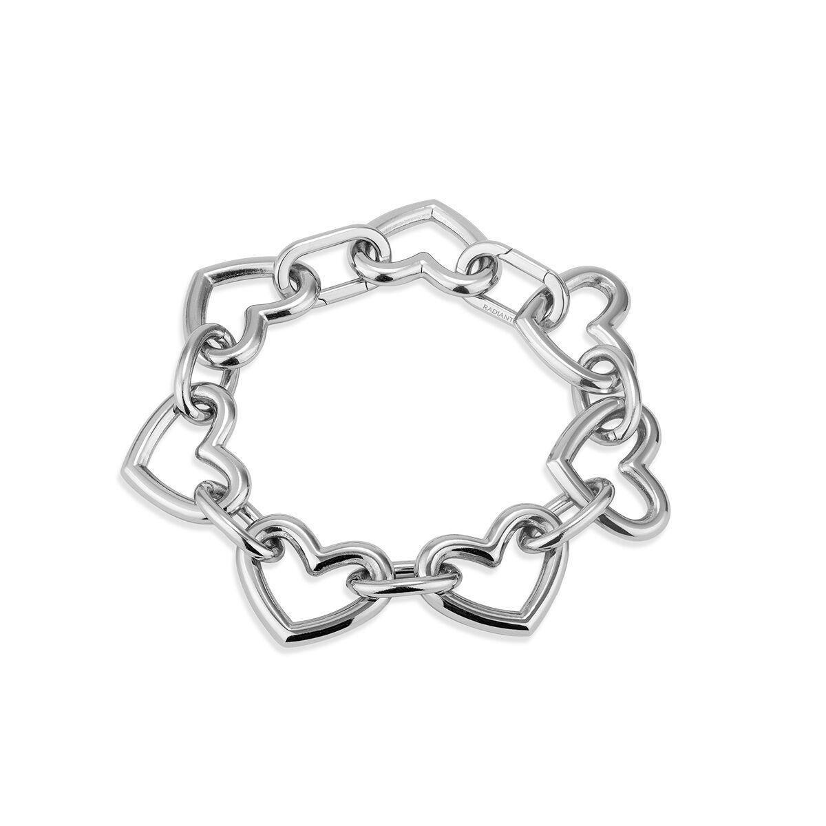 Radiant RY000336 armbånd til kvinder - sølvfarvet hjerte-led