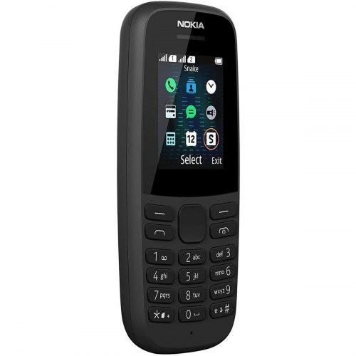 Nokia 105 (2019) 1,77" Dual SIM - Sort (OUTLET A)