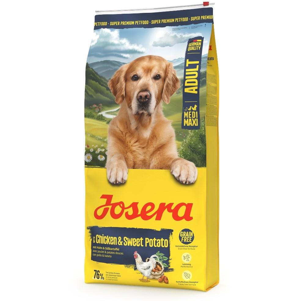 JOSERA Medi/Maxi Kylling & Ris – tørfoder til hund – 12,5 kg