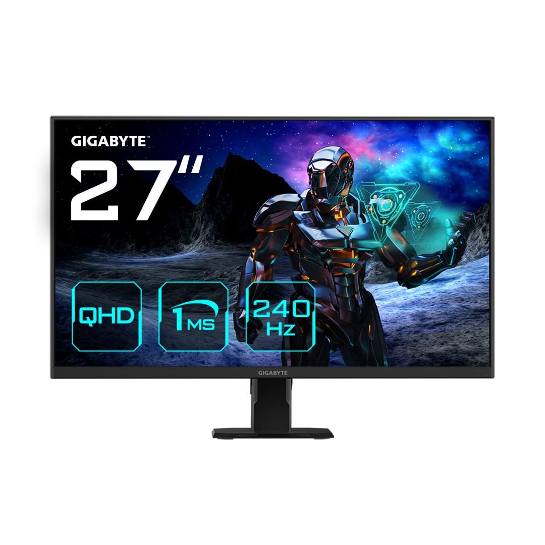 Gigabyte GS27Q X 27" gaming-skærm - QHD, 240 Hz, 1 ms (sort) billede